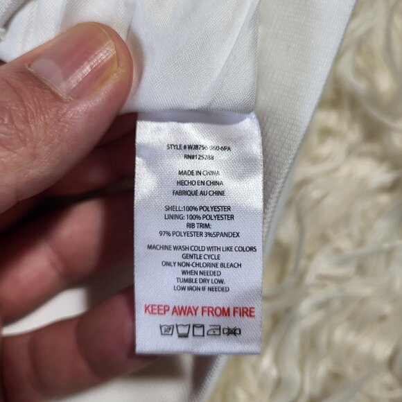 Jason Wu Lace Floral Print White Jacket - Size Small - Picture 6 of 12